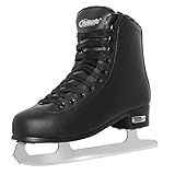 Nattork Black Figure Skates Excellence Stainless Steel Blades Ice Figure Skating with Enhanced Support Strength Performance and Ultimate Comfort for Man and Woman