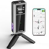 Swinora Golf Launch Monitor & Simulator: Portable Swing Analyzer with 13 Metrics, 3D Driving Range, 3D Trajectory & Video Record for iOS/Android