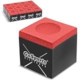 GoSports Premium Pool Cue Chalk Cube 12 Pack - Red Billiards Pool Stick Chalk