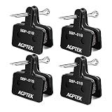 AGPTEK Bike Brake Pads, Compatible with TRP Tektro Shimano, 4 Pairs