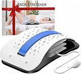 Back Stretcher for Lower Back Pain Relief,Adjustable Inversion Lumbar Traction Device,Lumbar Support Board for Spinal Decompression and Scoliosis,Sciatic Nerve Release Tool,Back Cracker Board