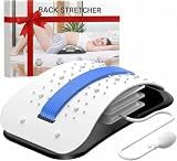 Docemel Back Stretcher for Lower Back Pain Relief,Adjustable Inversion Lumbar Traction Device,Lumbar Support Board for Spinal Decompression and Scoliosis,Sciatic Nerve Release Tool,Back Cracker Board
