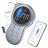 RENPHO Smart Tape Measure with Large Display, Bluetooth Body Measuring Tape with App for Weight Loss, Fitness Shape, Measure Circumference Length