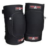 Triple Eight Undercover Snow Knee Pads for Snowboarding and Skiing, Medium , Black