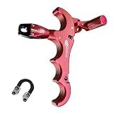 xxiaojun Archery Thumb Release Aid with D Loop,360° Rotatable Adjustable.