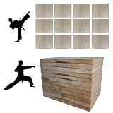 TDIAVH Karate and Taekwondo Breaking Boards, 12-Pack, 9 mm, Martial Arts