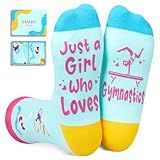 Zmart Gymnastics Coach Gifts - Gymnastics Stuff, Gifts for Gymnasts, Gymnast Socks for Girls Women