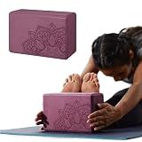 Gaiam Yoga Block, EVA Foam for Balance & Stretch (1 Block, Athenian Blush)
