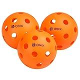 ONIX Recruit Ready‑to‑Play Indoor Pickleball Balls with Superior Welding Design — Durable Construction, Consistent Bounce, and Ideal for Fun and Competitive Indoor Play