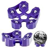 wayofcha Bowling Ball Cup, Rotating Bowling Ball Spinner for Cleaning (Purple, 1pcs)