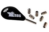 Santa Barbara Surfing SBS Surf Fin Key and Screws for FCS Fins (1 Key & 6 FCS Screws)