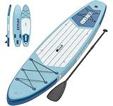 Inflatable Stand Up Paddle Board, 10'6"/11" Paddle Boards with Premium Accessories, Non-Slip EVA Deck, Ultra-Light Carry Bag Pump, SUP for Youth & Adults of All Skill Levels