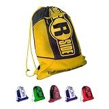 Ringside Boxing Glove Cinch Sack - Lightweight Gym Bag, Yellow/Black