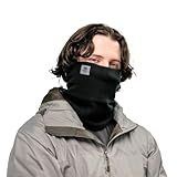 Turtle Fur Original Fleece Neck Warmer, Black - One Size