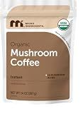 Organic Instant Mushroom Coffee, 14 oz | Medium Roast Arabica | 10-Mushroom Blend with Lion’s Mane, Reishi, Chaga, & More | Certified Organic | Gluten, Dairy, Soy & Tree Nut Free