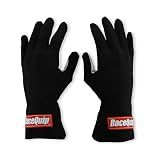 RaceQuip RQP 350003 RQP 350 Series Racing Gloves 1-Layer Black/White Medium