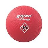 Champion Sports 10 Inch Playground Ball, Red