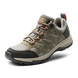 NORTIV 8 Women's Lightweight Hiking Shoes,Khaki,7.5