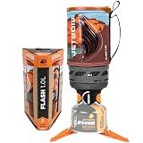 Jetboil Flash 1.0L Portable Fast Boil Stove for Camping and Backpacking with 1-Step Auto Ignition, Propane/Isobutane Burner with Cooking Cup, Mountainscape