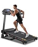 Treadmill with 15-Level Auto Incline, Heavy Duty Running Treadmill for Home
