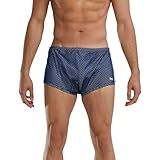 TYR Men's Poly Mesh Trainer Swim Suit (Navy, 32)