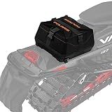 Polaris Snowmobile Lock & Ride Flex Adventure Tunnel Gear Bag, Tall, Orange Burst, for Specific Indy, Switchback, RMK, Voyageur Models, Easy Install, Waterproof Luggage Carrier for Storage - 2890624