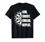 Darts Problems Dartboard Fun Hobby Dart Player T-Shirt