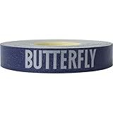 Butterfly Side Tape to Protect The Edges of Your Rubber and Blade for Table Tennis Paddles - Color Blue/Silver - Width 12mm - Rolls Come in 10m (20 Rackets) and 50m (100 Rackets) (3503M10)