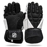 Franklin Sports NHL Street Hockey Gloves - Senior Lightweight Outdoor Roller + Street Hockey Gloves - 12" Inch Outdoor - Classic Fit - Senior Size