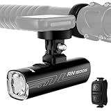 Magicshine Bike Light RN 1500S, Bicycle Lights for Night Riding with Underneath Mounted, FTR LightSync Control, USB Rechargeable, Bike Light Front and Back for Road Mountain Cycling