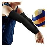 Peabownn Volleyball Arm Sleeves youth girls - 3XS-XL Compression Volleyball Arm Sleeves for women teen girls tandem kids without pads S