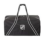 NHL Durable 30 Inch Black Equipment Bag with Roomy Compartment Lightweight Large Duffle Bag for Travel