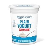 Amazon Grocery, Whole Milk Plain Yogurt, 32 Oz