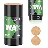 OutdoorMaster Update Rub-on Ski Snowboard Wax, 80g Universal Portable Cross-Country Wax for Universal Temperature, Easy Operation, Quick Waxing for Outdoors