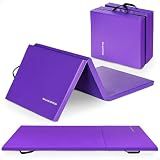 BalanceFrom 6x2 Feet 3-Panel Folding Gymnastics Mat – 2-Inch Thick Pad