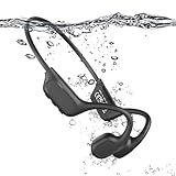 New Bone Conduction Headphones IPX8 Waterproof Swimming Headphones, Open Ear with MP3 Mode, 32GB Memory, 8 Hours Playtime, Bluetooth 6.0 Earbuds with Secure Fit for Running, Fitness, Cycling & Outdoor