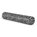 Tone Fitness High Density EPP Foam Exercise Foam Roller for Yoga, Pilates, Stretching, Massage, and Recovery 36 inch Black/White Speckled