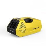 EnjoyCool Portable Air Conditioner for Camping, 14Lbs Tent Air Conditioner,240W Low Power Consumption Portable Ac for Camping,RV, Car,Small Room(Yellow)(Battery not included)