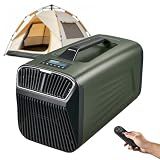 Outohome 5200 BTU Portable Camping Air Conditioner, Low Power 4-in-1 Portable AC Unit for Indoor & Outdoor Use, Fast Cooling Solution for Tent, RVs, Trucks, Vans, Cars, Small Warehouses and Pet Houses