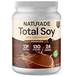 Naturade Total Soy Protein Powder | 13g Protein & 130 Calories per Servings | Meal Replacement Shake Mix | Non-GMO Soy | Lactose & Gluten Free | Chocolate (30 Servings)