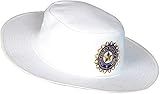 KNK India Cricket Cap Hat – Team India Supporter Cap for ODI, T20, Test Matches – Lightweight Sun Hat for Cricket Fans (US, Alpha, X-Large, White Hat)