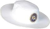 KNK India Cricket Cap Hat – Team India Supporter Cap for ODI, T20, Test Matches – Lightweight Sun Hat for Cricket Fans (US, Alpha, Medium, White Hat)