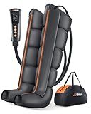 JZBRAIN Sequential Air Leg Compression Massager - FSA HSA Professional Full Leg Compression Boots for Athletes - Adjustable Intensity for Post-Workout Recovery Muscle Relaxation - Gifts for Him Her