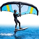 Ultralight Inflatable Wind Foil Wing for Wingfoiling – Constructed with High-Tenacity Polyester Ripstop, Powerful Handheld Sail with Repair Kit, Ideal for Hydrofoil Boards and Outdoor Water Sports 5㎡