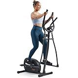 Sunny Health & Fitness SMART Elliptical Machine, Total Body Cross Trainer with Hyper-Quiet Magnetic Belt Drive, Low Impact Exercise Equipment and Exclusive SunnyFit App Enhanced Bluetooth