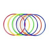 Fun Express Obstacle Course Agility Rings, 20 Inch, Set of 6