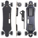 Dnaskate V20 Electric Skateboard with Remote, 22 Miles Range,1000W Hub-Motor, Longboard Skateboard for Adults ＆Teens (V20-120mm Cloud Wheel)