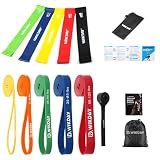 WIKDAY Resistance Bands for Working Out with Loop Band Set of 10, 8-125LBS