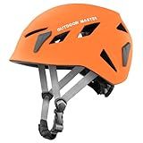 OutdoorMaster Rock Climbing Helmet Adults Mountaineering Helmet Arborist Helmet Hiking Caving Search and Rescue Tree Climbing Helmet Adjustable