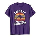 Ice Winter Curling Rock Broom Curler I'm Sexy and I Throw It T-Shirt